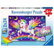 Ravensburger Ravensburger Unicorn and Pegasus Puzzle 2 x 24pcs