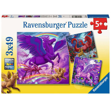 Ravensburger Ravensburger Mythical Majesty Puzzle 3 x 49pcs