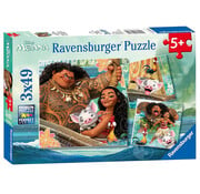 Ravensburger Ravensburger Disney Moana: Born To Voyage Puzzle 3 x 49pcs