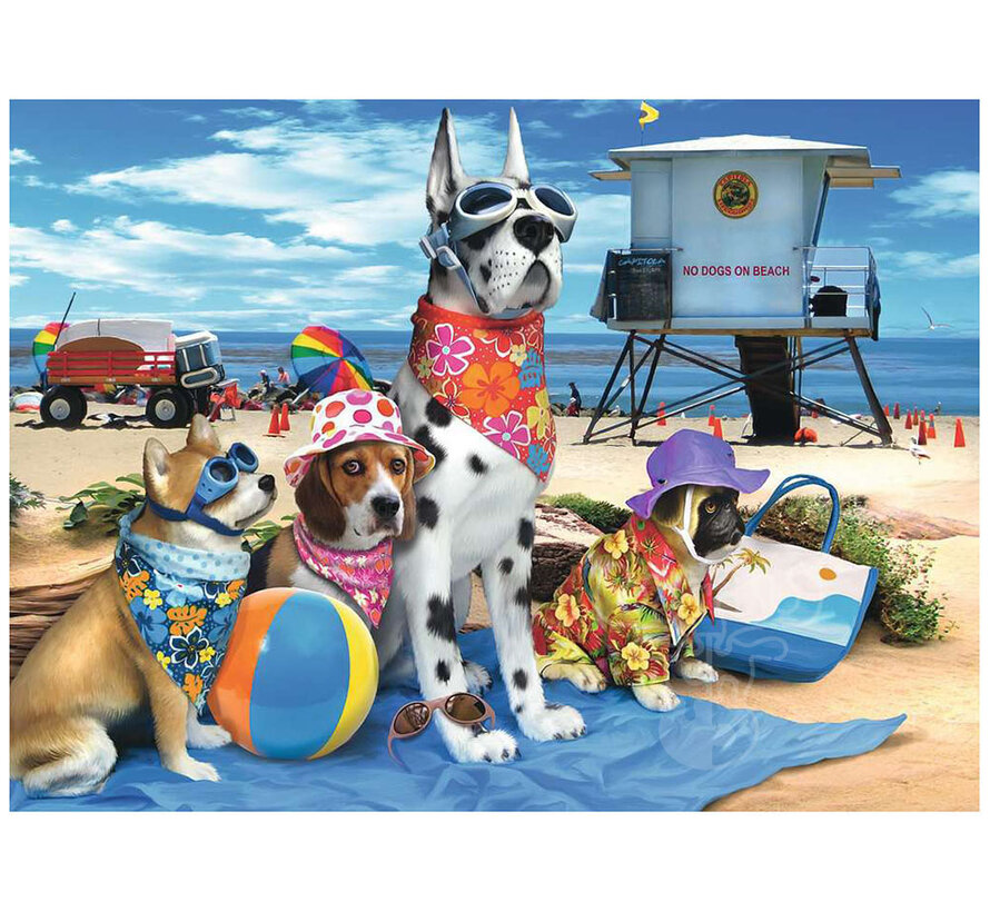 Ravensburger No Dogs on the Beach Puzzle 100pcs XXL