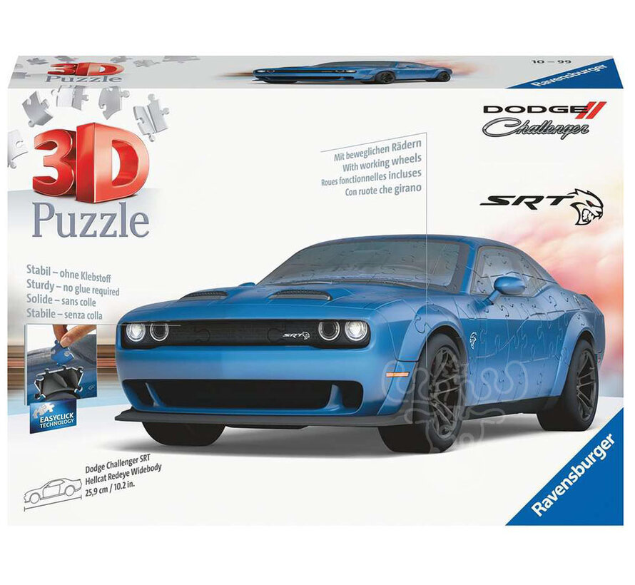 Ravensburger 3D Dodge Challenger SRT® Hellcat Redeye Widebody Puzzle 108pcs