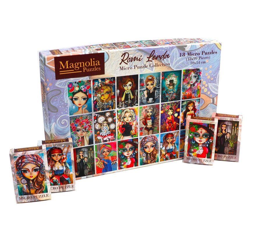 Magnolia  Romi Lerda Collection Micro Puzzle 18 x 99pcs