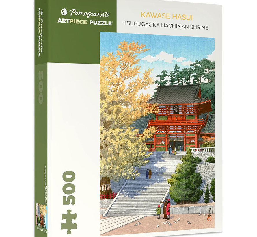 Pomegranate Hasui, Kawase: Tsurugaoka Hachiman Shrine Puzzle 500pcs