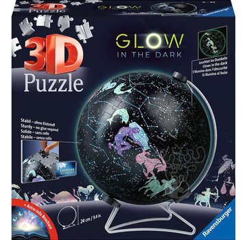 Ravensburger Ravensburger 3D Glow in Dark Star Globe Puzzle Ball 180pcs