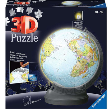 Ravensburger Ravensburger 3D Light Up Globe Puzzle 540pcs