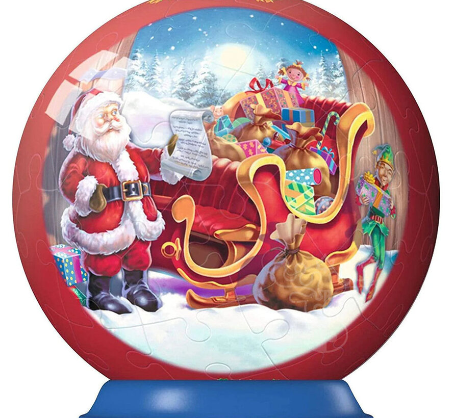 Ravensburger 3D Christmas Ball: Santa's Sleigh Puzzle 12pcs RETIRED