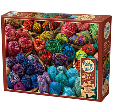 Cobble Hill Puzzles Cobble Hill A Yen for Yarn Easy Handling Puzzle 275pcs