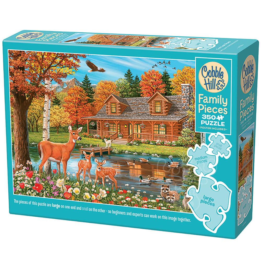 Cobble Hill Cottage Pond Family Puzzle 350pcs Puzzles Canada