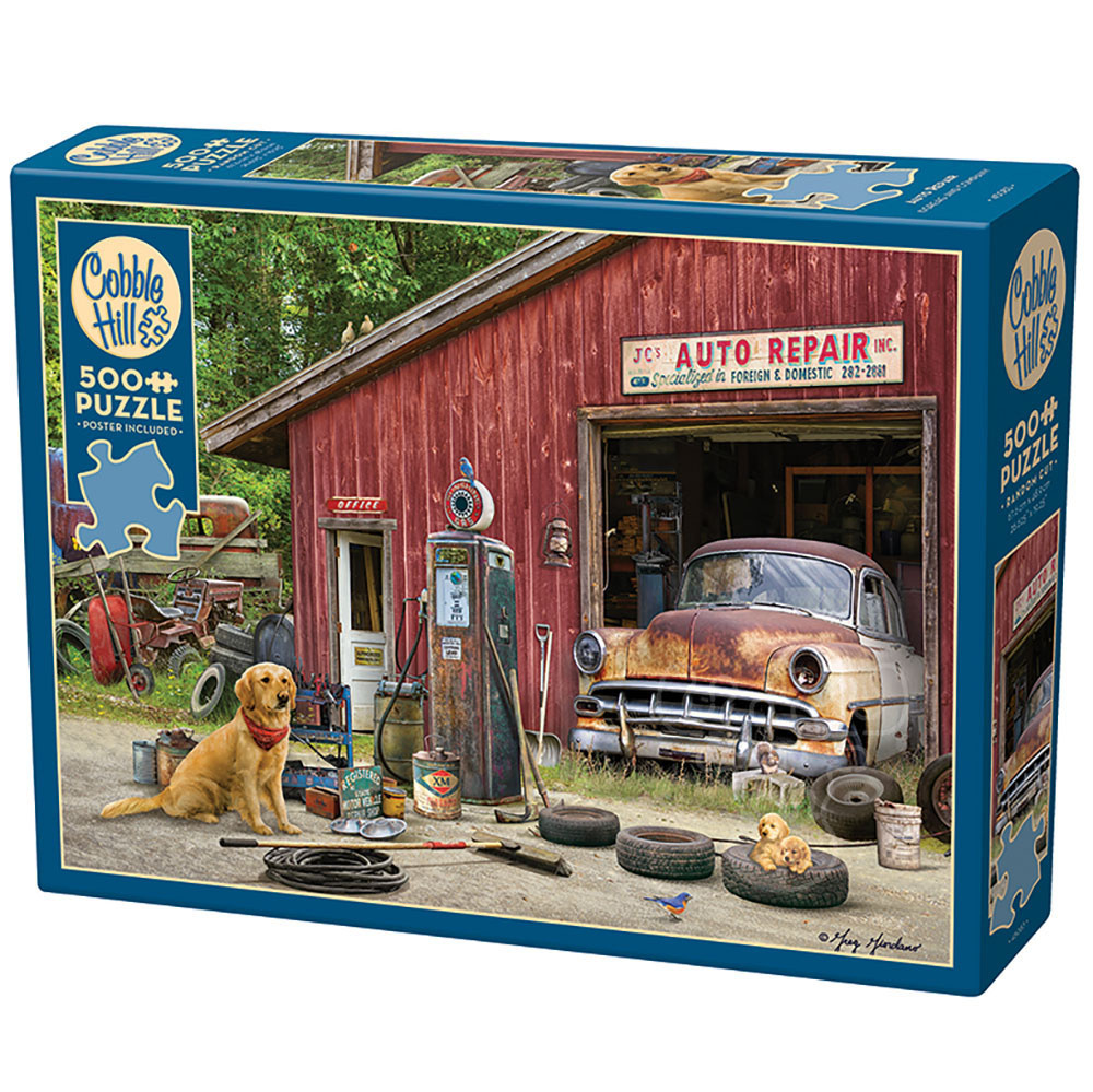 Cobble Hill Auto Repair Puzzle 500pcs Puzzles Canada