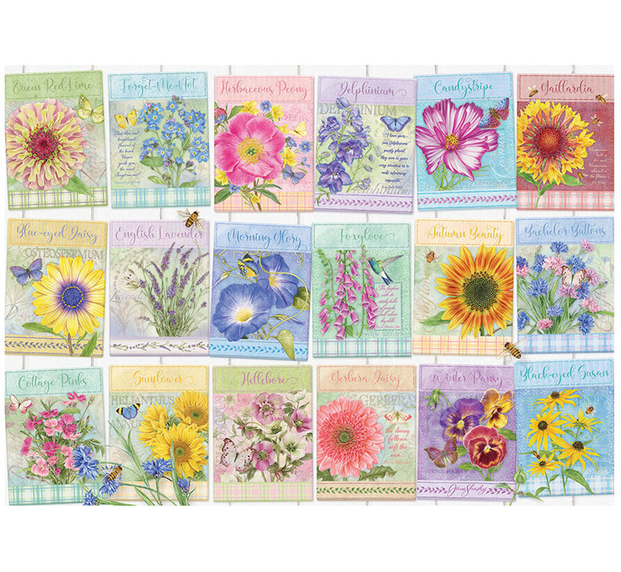 Cobble Hill Seed Packets Puzzle 500pcs