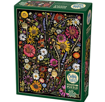 Cobble Hill Puzzles Cobble Hill Flower Press: Happiness Puzzle 1000pcs
