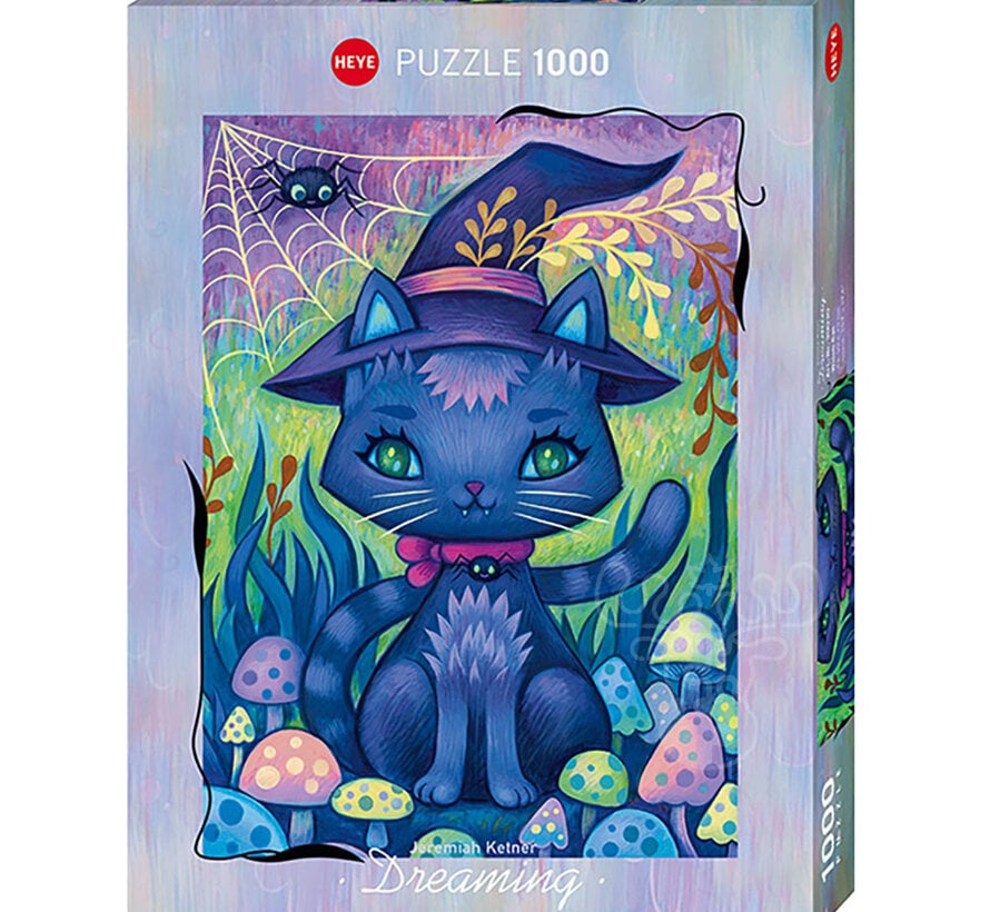 Heye Dreaming, Witch Cat Puzzle 1000pcs