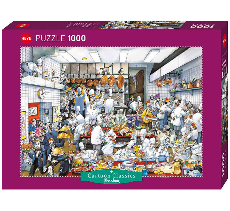 Heye Cartoon Classics Blachon, Creative Cooks Puzzle 1000pcs