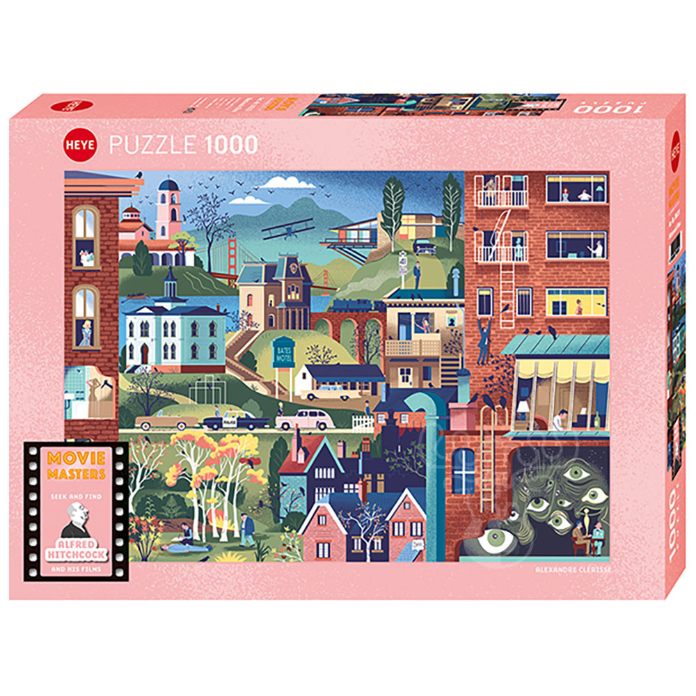Heye Movie Masters, Hitchcock Films Puzzle 1000pcs Puzzles Canada