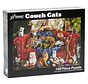 Vermont Christmas Co. Couch Cats Puzzle 100pcs