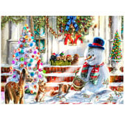 Vermont Christmas Company Vermont Christmas Co. Snowman & Friends Puzzle 1000pcs