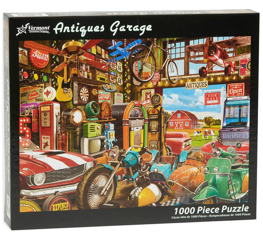 Vermont Christmas Co. Antiques Garage Puzzle 1000pcs