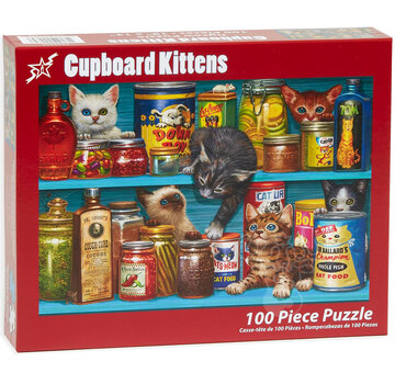 Vermont Christmas Company Vermont Christmas Co. Cupboard Kittens Puzzle 100pcs