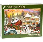 Vermont Christmas Company Vermont Christmas Co. Country Holiday Puzzle 100pcs