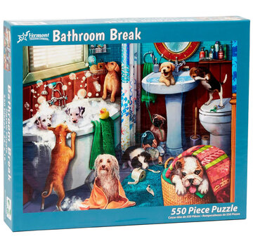 Vermont Christmas Company Vermont Christmas Co. Bathroom Break Puzzle 550pcs