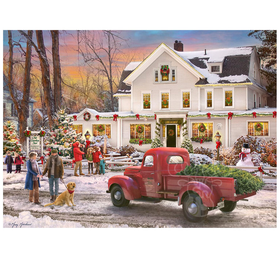 Vermont Christmas Co. The Inn at Christmas Advent Calendar Puzzle 1000pcs