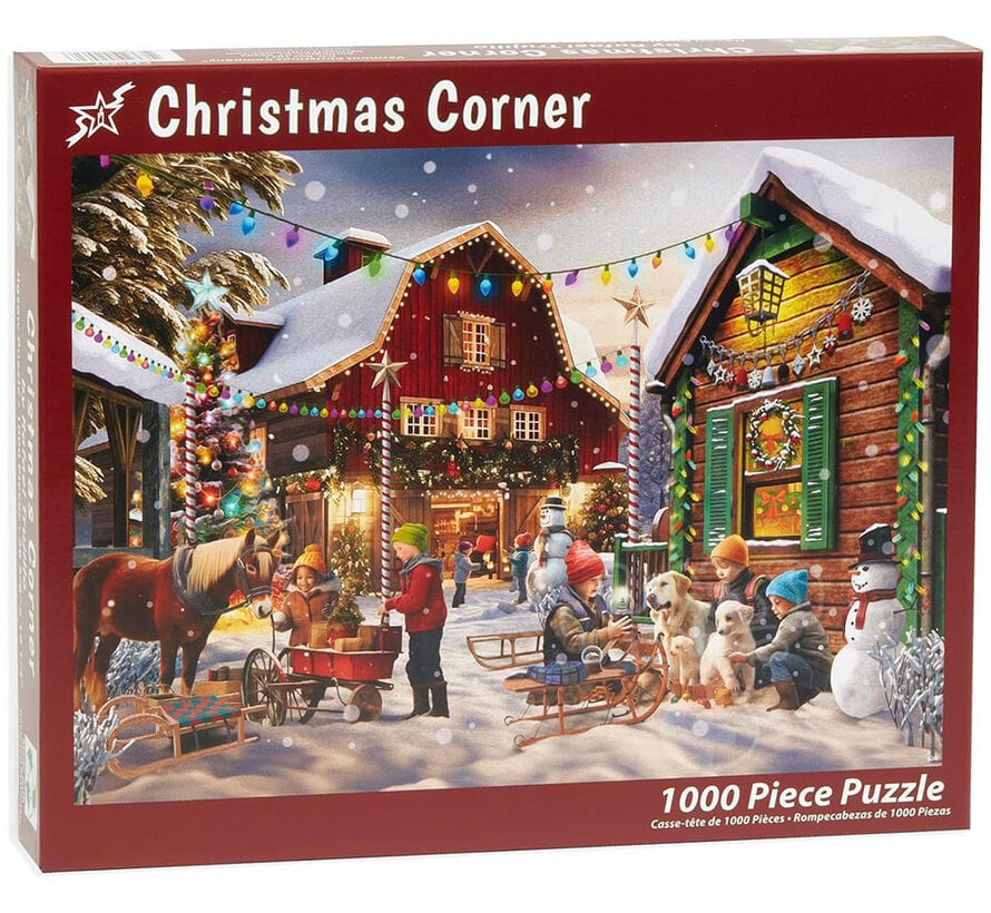 Vermont Christmas Co. Christmas Corner Puzzle 1000pcs