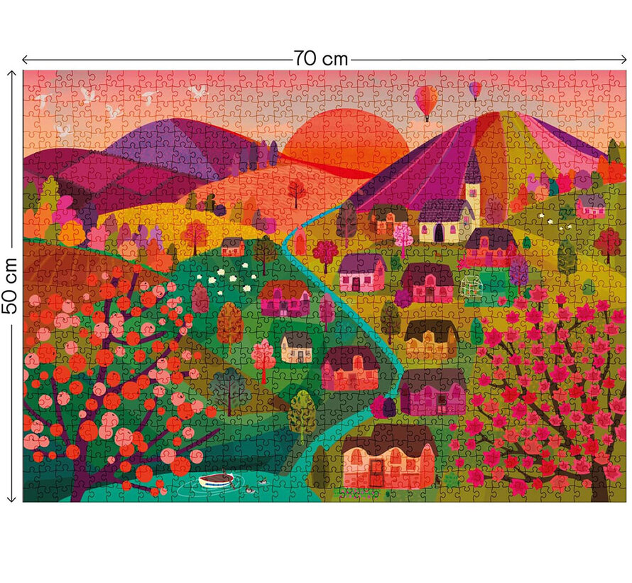 Elena Essex Sunset Valley Puzzle 1000pcs