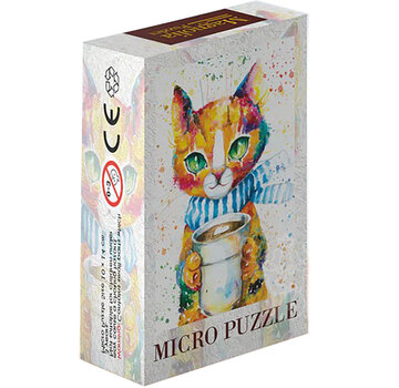 Magnolia Puzzles Magnolia Colorful Cat Micro Puzzle 99pcs