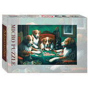 Magnolia Puzzles Magnolia Dogs Playing Poker Micro Puzzle 99pcs