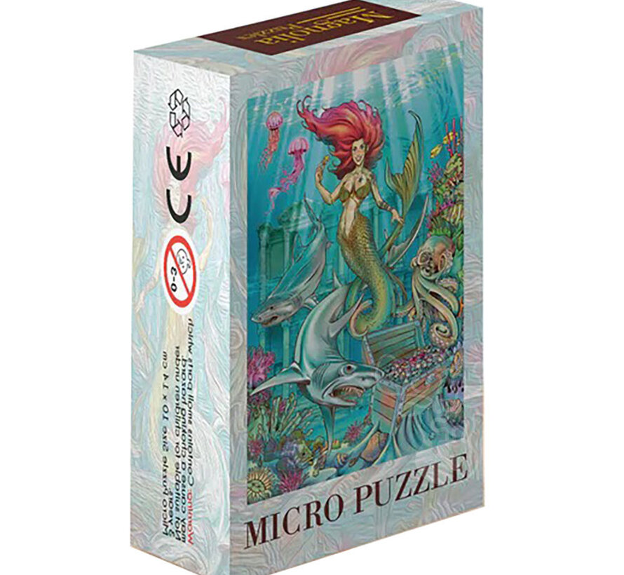 Magnolia The Puzzler Mermaid Micro Puzzle 99pcs