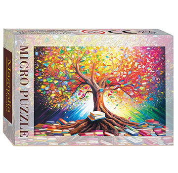 Magnolia Puzzles Magnolia Tree of Books Micro Puzzle 99pcs