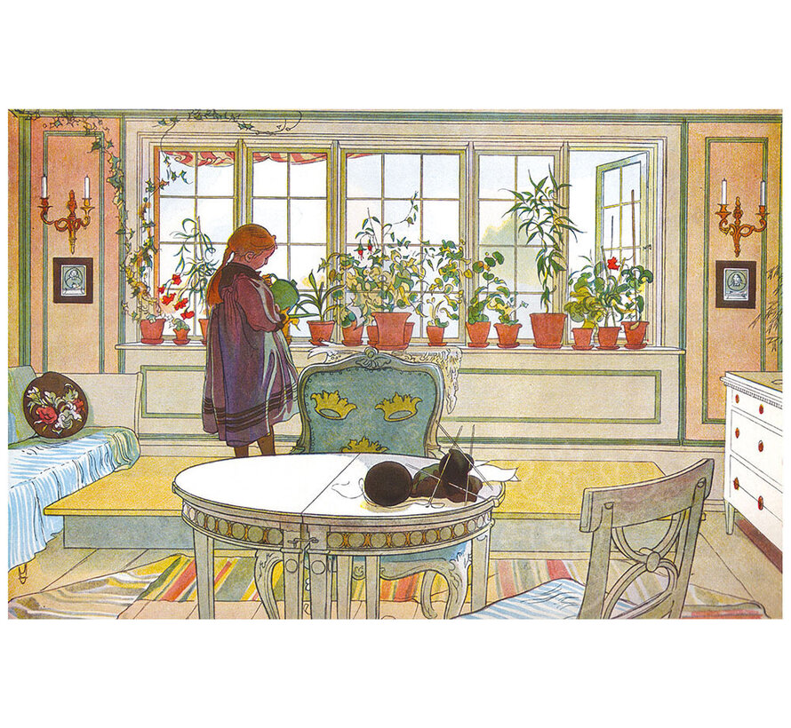 Michèle Wilson Larsson: Flowers on the Windowsill Wood Puzzle 80pcs