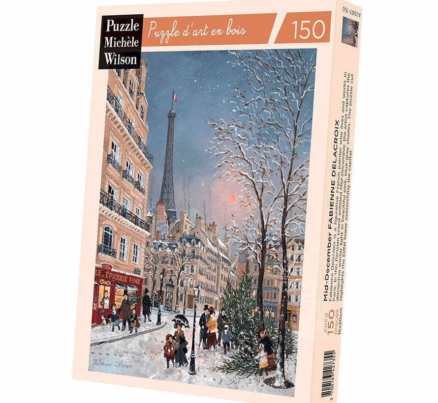 Michèle Wilson Delacroix: Mi-Decembre Wood Puzzle 150pcs