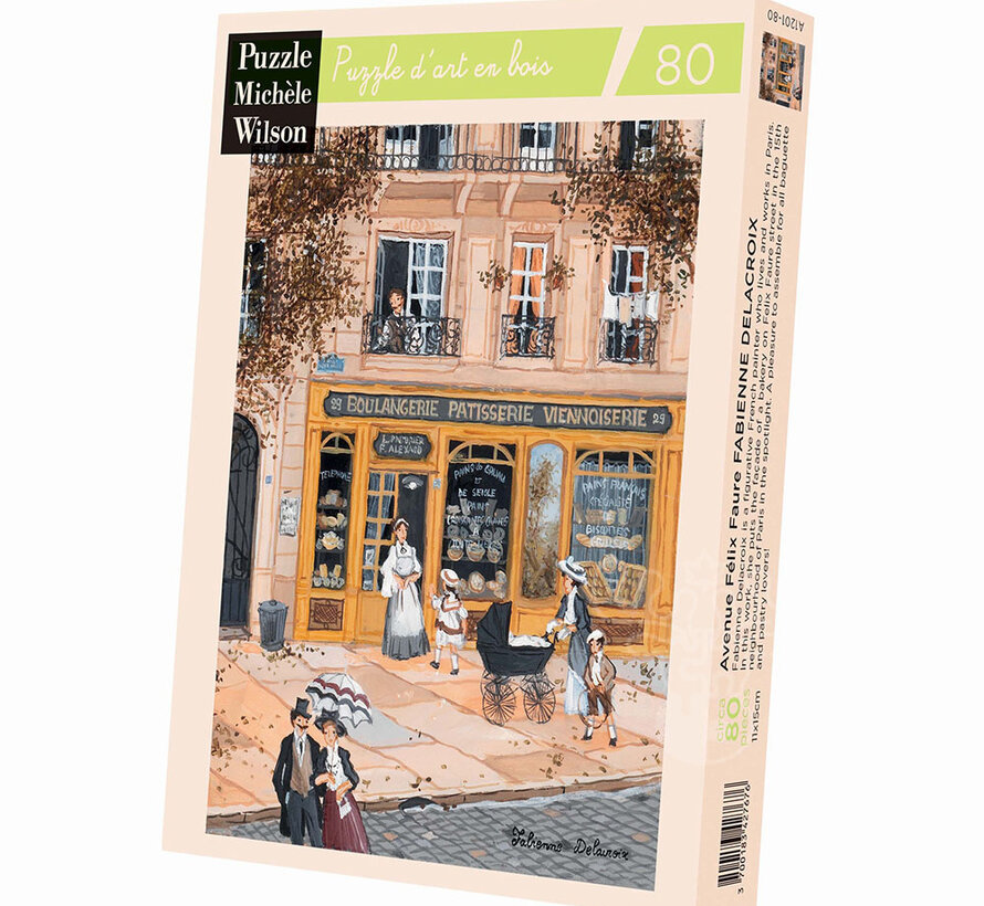 Michèle Wilson Delacroix: Avenue Felix Faure Wood Puzzle 80pcs