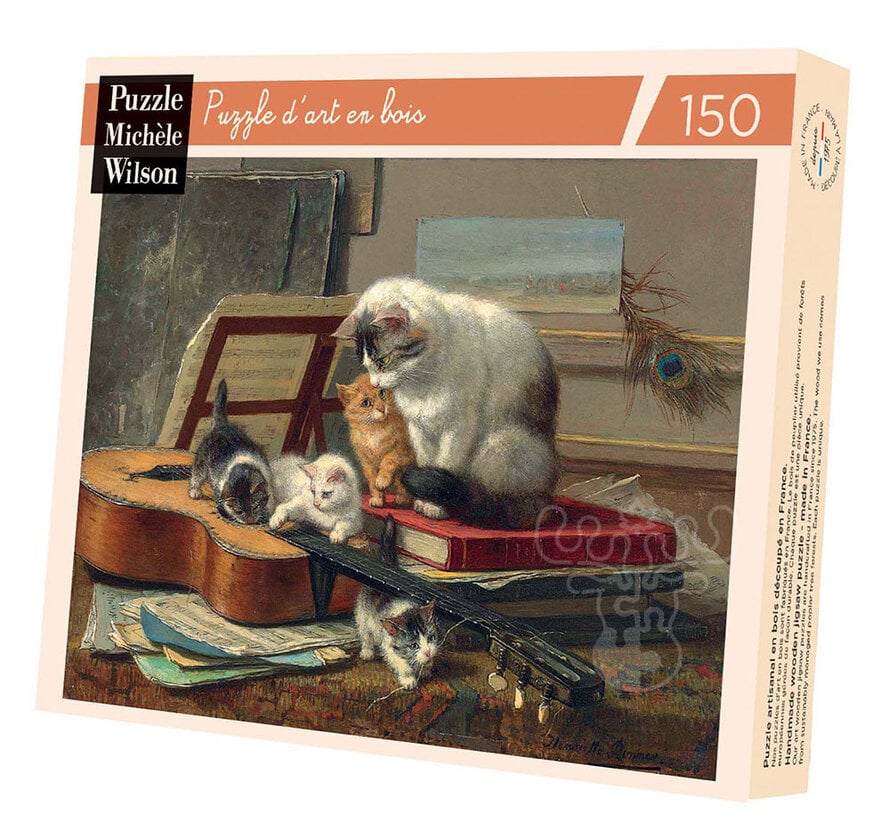 Michèle Wilson Ronner-Knip: Le Leçon de musique Wood Puzzle 150pcs