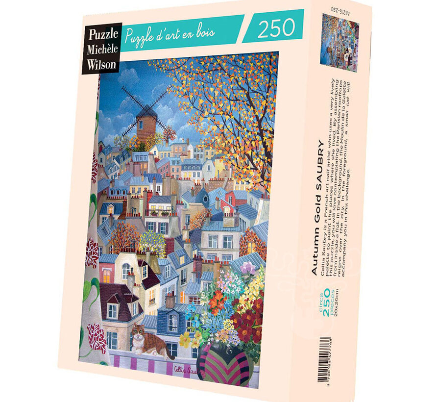 Michèle Wilson Saubury: Autumn Gold Wood Puzzle 250pcs