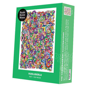 Puzzle Michèle Wilson Michèle Wilson Contemporary Illustrations Jige: Hurluberlu Wood Puzzle 350pcs