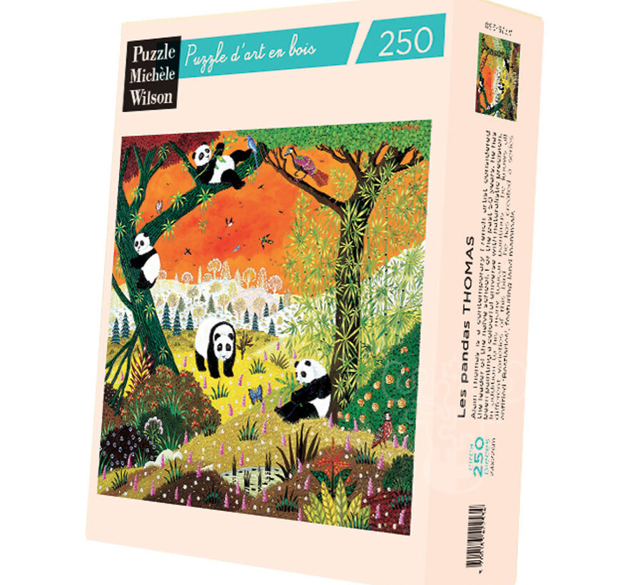 Michèle Wilson Thomas: Les pandas Wood Puzzle 250pcs