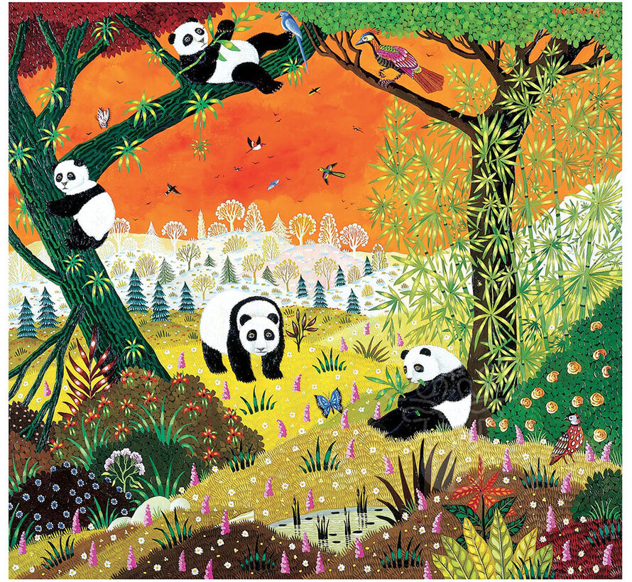 Michèle Wilson Thomas: Les pandas Wood Puzzle 250pcs