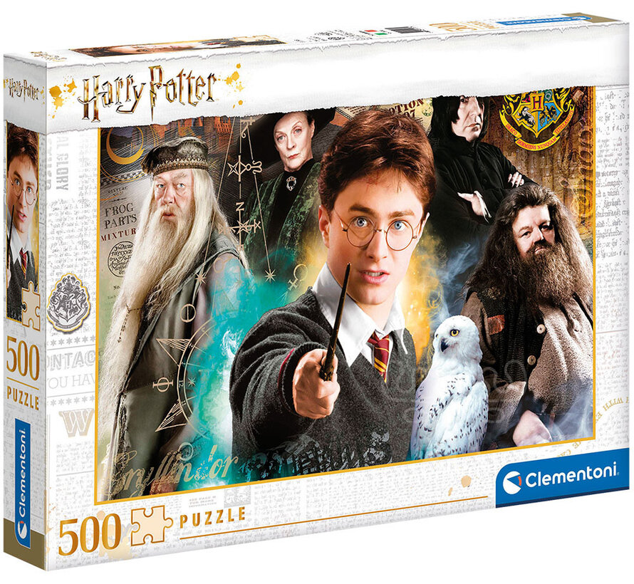 Clementoni Harry Potter - Wand Up Puzzle 500pcs