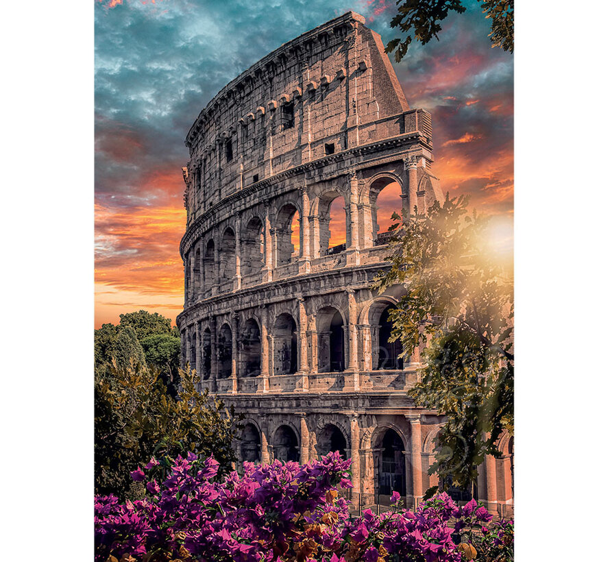 FINAL SALE Clementoni Flavian Amphitheatre Puzzle 500pcs - ORIGINAL BOX SIZE