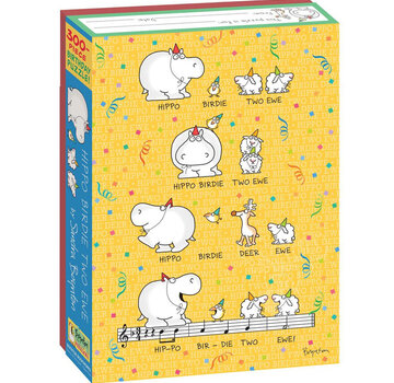 Simon & Schuster Boynton Sandra Boynton: Hippo Birdie Two Ewe Birthday Puzzle 300pcs