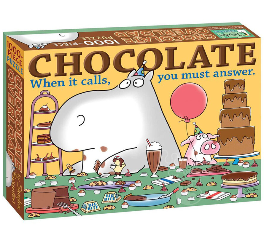 Boynton Sandra Boynton: Chocolate Overload Puzzle 1000pcs