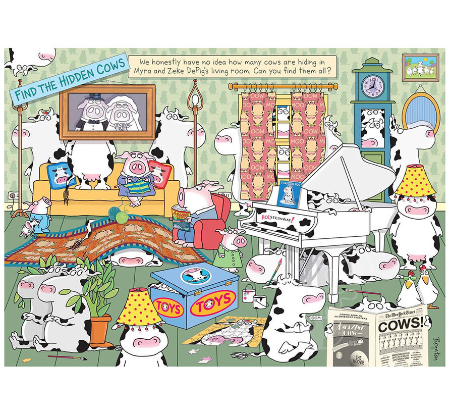 Boynton Sandra Boynton: Hidden Cows Puzzle 1000pcs