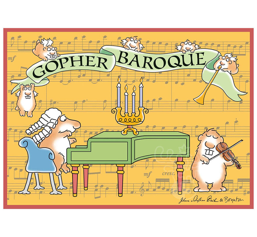 FINAL SALE Boynton Sandra Boynton: Gopher Baroque Puzzle 500pcs