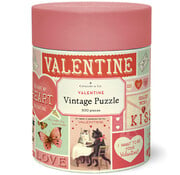 Cavallini Cavallini Vintage: Valentine Puzzle 500pcs