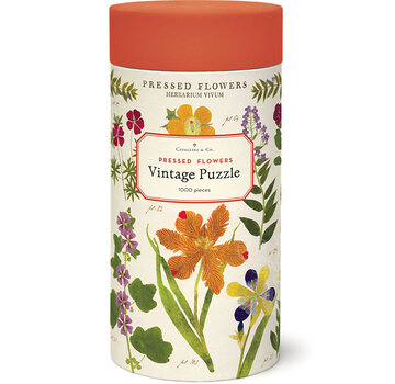 Cavallini Cavallini Vintage: Pressed Flowers Puzzle 1000pcs