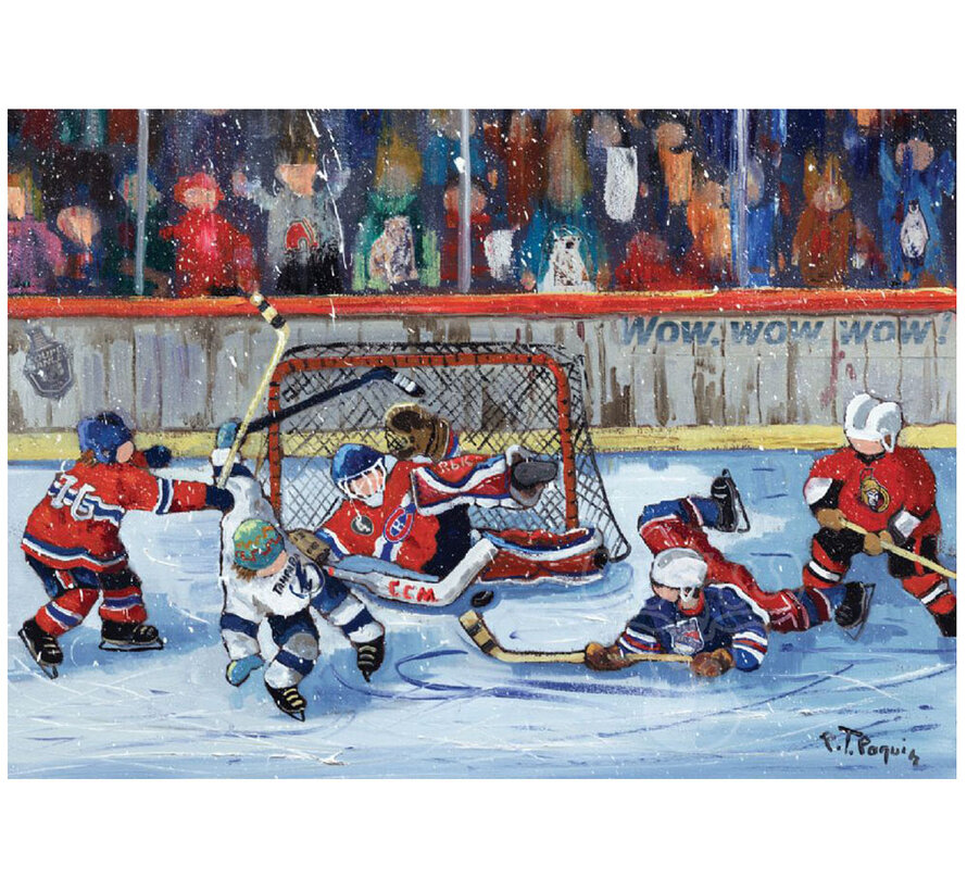 FINAL SALE Pierre Belvedere Paquin: He Scores! Puzzle 1000pcs