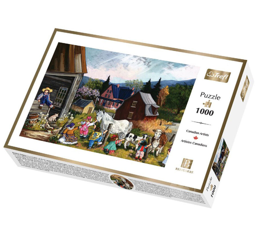 FINAL SALE Pierre Belvedere At the Farm Puzzle 1000pcs
