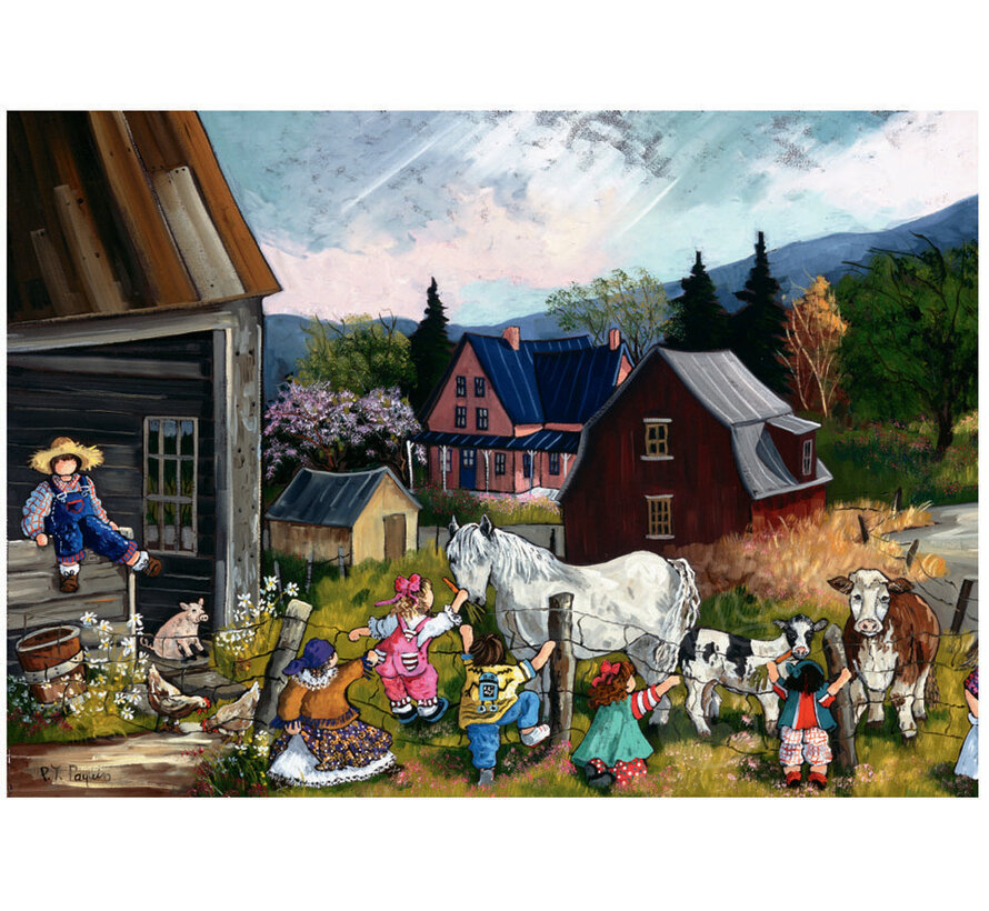 FINAL SALE Pierre Belvedere At the Farm Puzzle 1000pcs
